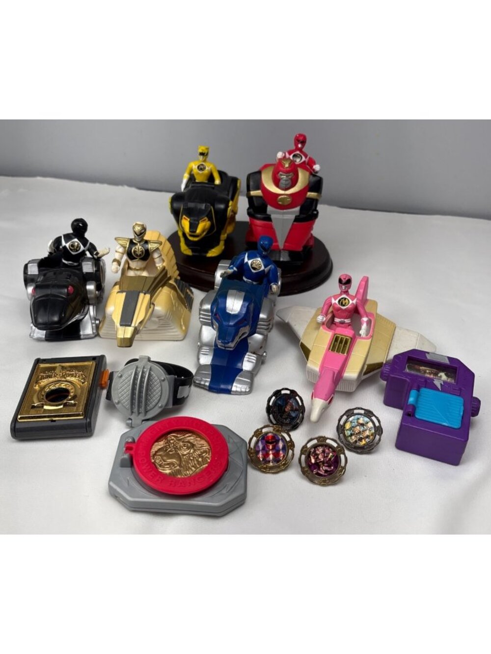 Mighty Morphin Power Rangers McDonalds Toys Pins Set Vintage